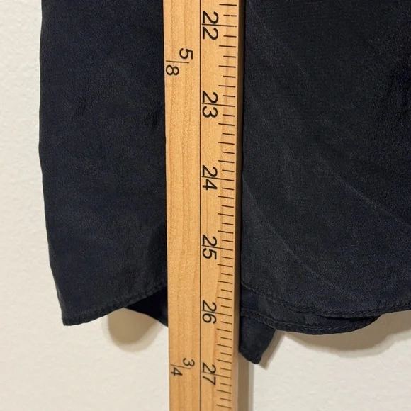 Lilly Pulitzer Dusk Silk Tank Top in Onyx Black Size XL - Picture 6 of 7